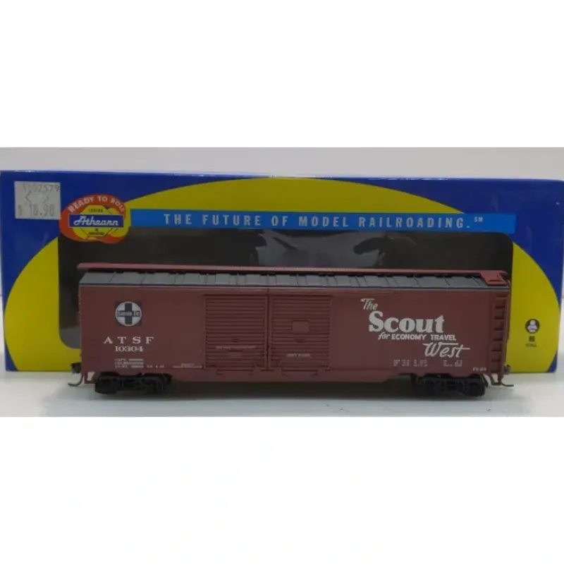 Trains|Athearn 98099 HO SF/Scout 50' Double Door Box #10304 - Model Train Junction: Quality Parts and Art Supplies
