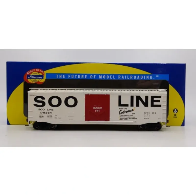 Trains|Athearn 71952 HO SOO 50' Smooth Side Plug Door Box #178264 - Model Train Junction: Quality Parts and Art Supplies