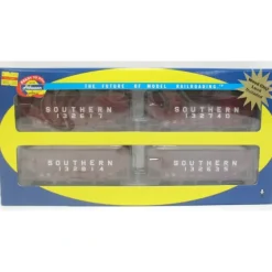 Trains|Athearn 76412 HO Southern 40' Ribbed Wood Chip Hopper 4-Pack - Model Train Junction: Quality Parts and Art Supplies