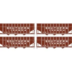 Trains|Athearn 76411 HO Southern 40' Wood Chip Hopper #3 (Set of 4) - Model Train Junction: Quality Parts and Art Supplies