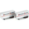 Trains|Athearn 92487 HO Southern Pacific 25' Trailers (Set of 2) - Model Train Junction: Quality Parts and Art Supplies