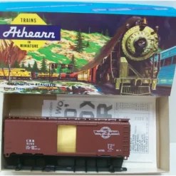 Trains|Athearn 1147-2 HO Tuscan Red 40' Boxcar Kit - Model Train Junction: Quality Parts and Art Supplies