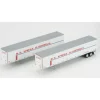 Trains|Athearn 28409 HO US Xpress 53' Wabash Duraplate Trailers #1 (Set of 2) - Model Train Junction: Quality Parts and Art Supplies
