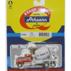 Trains|Athearn 91928 HO USA Kenworth Cement Mixer Truck Ready To Roll - Model Train Junction: Quality Parts and Art Supplies