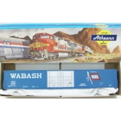 Trains|Athearn 1979 HO Wabash 86' HC 4-Dr Boxcar Kit - Model Train Junction: Quality Parts and Art Supplies