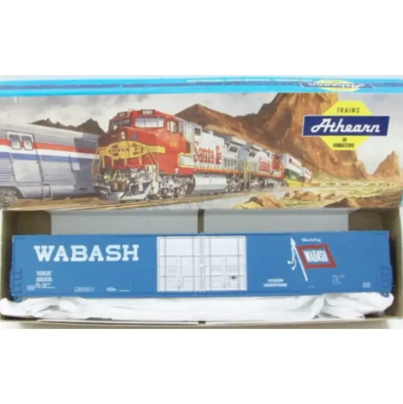 Trains|Athearn 1979 HO Wabash 86' HC 4-Dr Boxcar Kit - Model Train Junction: Quality Parts and Art Supplies