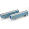 Trains|Athearn 28412 HO Werner 53' Wabash Duraplate Trailers #2 (Set of 2) - Model Train Junction: Quality Parts and Art Supplies
