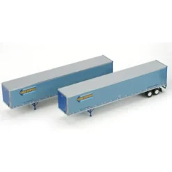 Trains|Athearn 28412 HO Werner 53' Wabash Duraplate Trailers #2 (Set of 2) - Model Train Junction: Quality Parts and Art Supplies