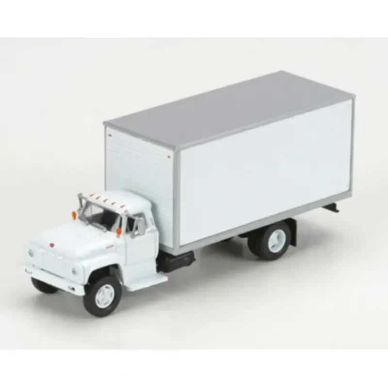 Trains|Athearn 91960 HO White 1968 Ford F-850 Box Van Ready To Roll - Model Train Junction: Quality Parts and Art Supplies