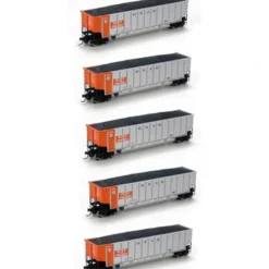 Trains|Athearn 97001 KCLX Bethgon Coalporter Set #1 (5 Cars) - Model Train Junction: Quality Parts and Art Supplies