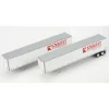 Trains|Athearn 28403 Knight 53' Wabash Duraplate Trailers #1 (Set of 2) - Model Train Junction: Quality Parts and Art Supplies