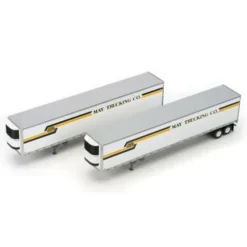 Trains|Athearn 28466 May Trucking 53' Reefer Trailers #2 (2) - Model Train Junction: Quality Parts and Art Supplies