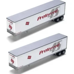 Trains|Athearn 73367 MILW 45' Fruehauf Z-Van Trailer #1 (2) - Model Train Junction: Quality Parts and Art Supplies