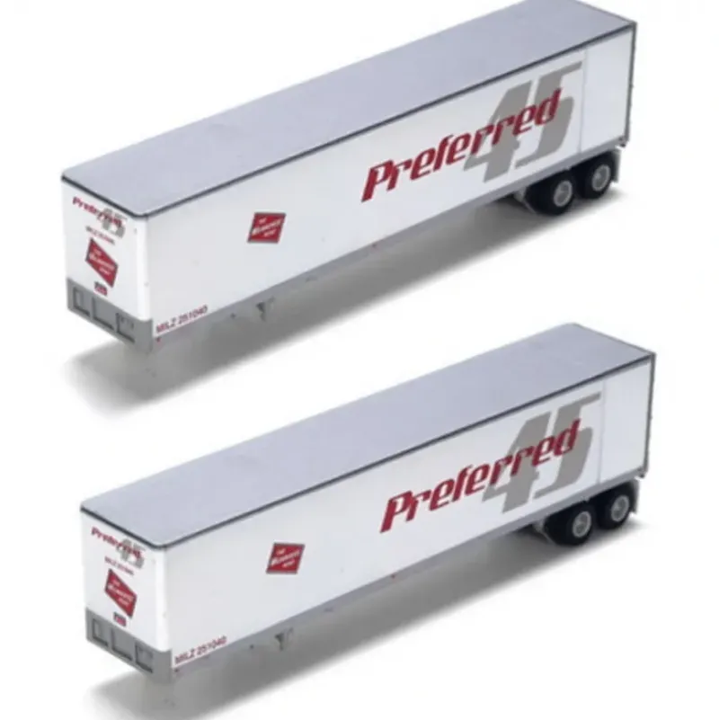 Trains|Athearn 73367 MILW 45' Fruehauf Z-Van Trailer #1 (2) - Model Train Junction: Quality Parts and Art Supplies