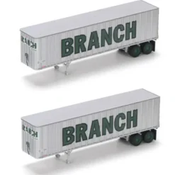 Trains|Athearn 17117 N Branch 40' Exterior Post Trailers #1 (2) - Model Train Junction: Quality Parts and Art Supplies