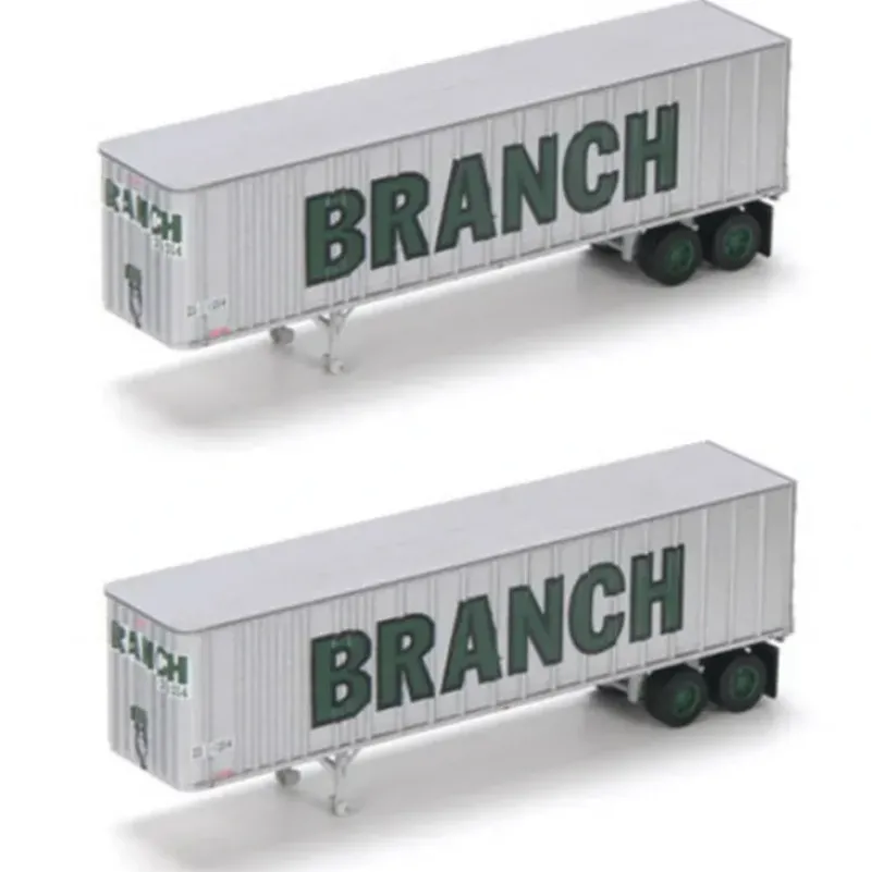 Trains|Athearn 17117 N Branch 40' Exterior Post Trailers #1 (2) - Model Train Junction: Quality Parts and Art Supplies