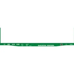 Trains|Athearn 10871 N Burlington Northern 53' Bulkhead Flatcar #616036 - Model Train Junction: Quality Parts and Art Supplies