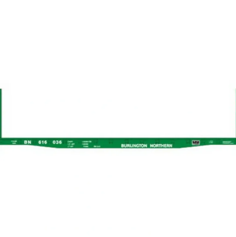 Trains|Athearn 10871 N Burlington Northern 53' Bulkhead Flatcar #616036 - Model Train Junction: Quality Parts and Art Supplies