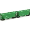 Trains|Athearn 23050 N Burlington Northern GATC 2600 Hopper Set #413414 (2) - Model Train Junction: Quality Parts and Art Supplies
