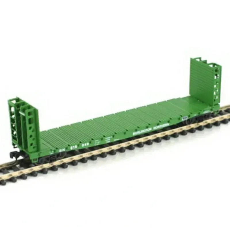 Trains|Athearn 10872 N Burlington Northern 53' Bulkhead Flatcar #616049 - Model Train Junction: Quality Parts and Art Supplies