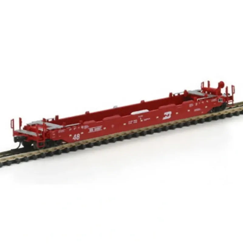 Trains|Athearn 17201 N Burlington Northern Husky Stack Well Car #64007 - Model Train Junction: Quality Parts and Art Supplies