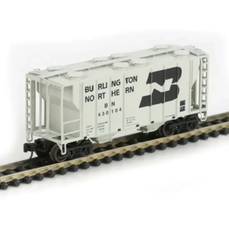 Trains|Athearn 12004 N Burlington Northern PS-2 2600 Covered Hopper Gray #430104 - Model Train Junction: Quality Parts and Art Supplies