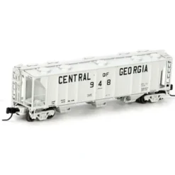 Trains|Athearn 23805 N Central of Georgia PS-2 2893 Covered Hopper #948 - Model Train Junction: Quality Parts and Art Supplies