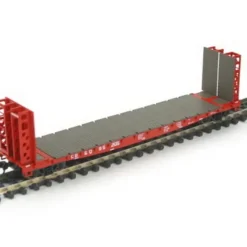 Trains|Athearn 10874 N Chicago, Burlington and Quincy 53' Bulkhead Flatcar #95205 - Model Train Junction: Quality Parts and Art Supplies