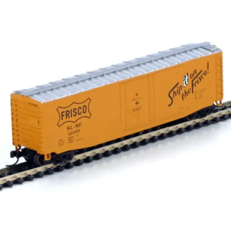 Trains|Athearn 14138 N Frisco 50' PS-1 Plug Door Boxcar #2 - Model Train Junction: Quality Parts and Art Supplies