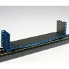 Trains|Athearn 10876 N Great Northern 53' Bulkhead Flat Sky Blue #160049 - Model Train Junction: Quality Parts and Art Supplies