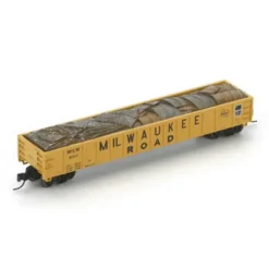 Trains|Athearn 23631 N Milwaukee Road 52' Gondola with Scrap Load #81117 - Model Train Junction: Quality Parts and Art Supplies