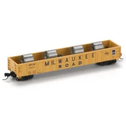 Trains|Athearn 23630 N Milwaukee Road 52' Gondola with Coil Load #81072 - Model Train Junction: Quality Parts and Art Supplies