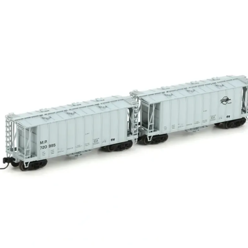 Trains|Athearn 23056 N Missouri Pacific GATC 2600 Hopper Set #720995 (2) - Model Train Junction: Quality Parts and Art Supplies