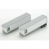 Trains|Athearn 14204 N Scale Chessie 40' Fruehauf Smooth Trailers #2 (Set of 2) - Model Train Junction: Quality Parts and Art Supplies