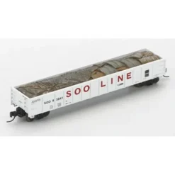Trains|Athearn 23633 N SOO Line 52' Gondola with Scrap Load #63841 - Model Train Junction: Quality Parts and Art Supplies