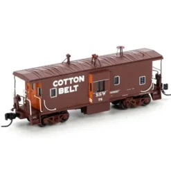 Trains|Athearn 23230 N SSW Cotton Belt Bay Window C-50-7 Caboose #78 - Model Train Junction: Quality Parts and Art Supplies