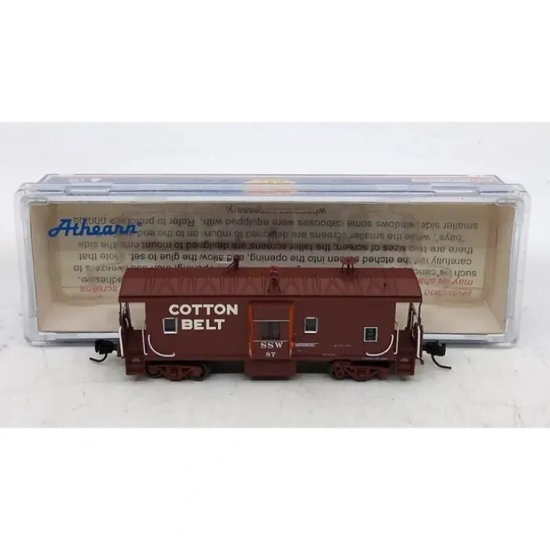 Trains|Athearn 23231 N SSW Cotton Belt Bay Window C-50-7 Caboose #87 - Model Train Junction: Quality Parts and Art Supplies