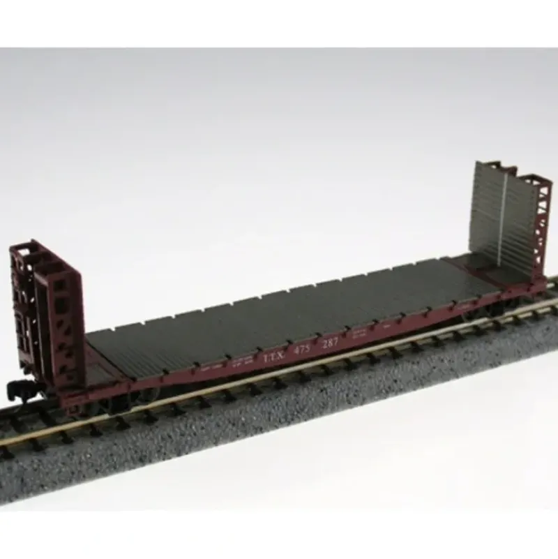 Trains|Athearn 10882 N TTX 53' Bulkhead Flatcar Brown #475293 - Model Train Junction: Quality Parts and Art Supplies