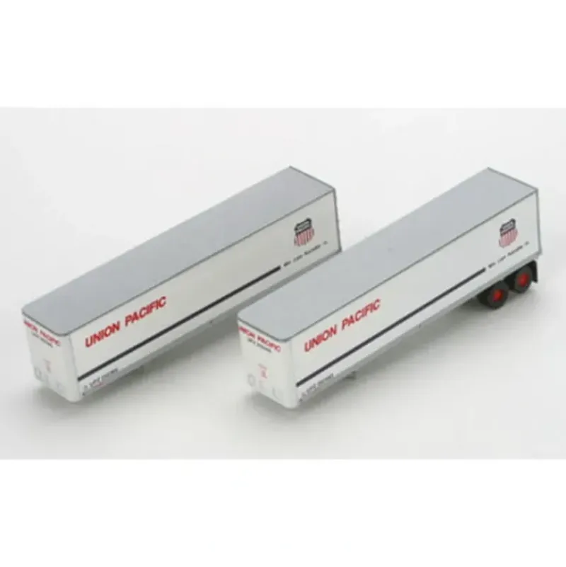 Trains|Athearn 14212 N Union Pacific 40' Fruehauf Smooth Trailers #2 (Set of 2) - Model Train Junction: Quality Parts and Art Supplies