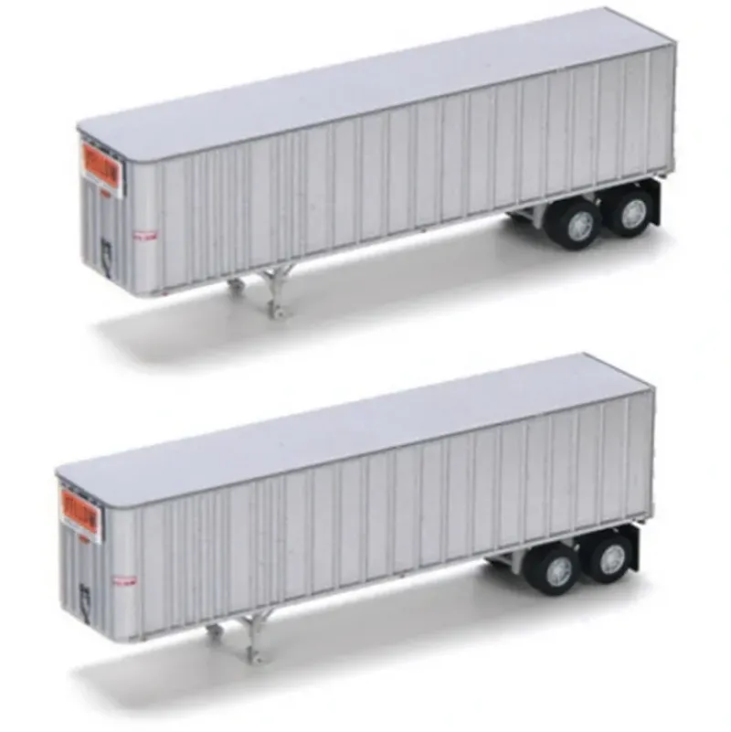 Trains|Athearn 17125 N Yellow 40' Exterior Post Trailers #1 (2) - Model Train Junction: Quality Parts and Art Supplies