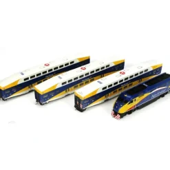 Trains|Athearn 25993 Northstar HO Gauge Commuter F59PHI HO Gauge Commuter Train Set - Model Train Junction: Quality Parts and Art Supplies