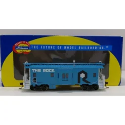 Trains|Athearn 74722 RI/Rock Bay Window Caboose #17203 - Model Train Junction: Quality Parts and Art Supplies