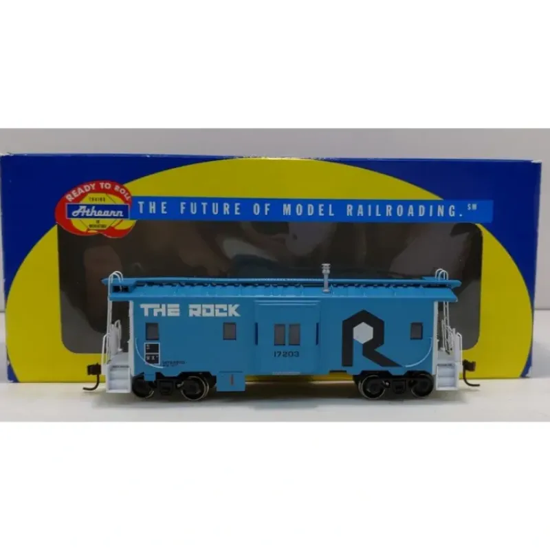 Trains|Athearn 74722 RI/Rock Bay Window Caboose #17203 - Model Train Junction: Quality Parts and Art Supplies