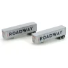Trains|Athearn 28011 Roadway 40' Exterior Post Z-Van Trailer Set #2 (Set of 2) - Model Train Junction: Quality Parts and Art Supplies