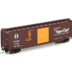 Trains|Athearn 71950 SF #6460 HO RTR 50' Smooth Side Plug Door Box - Model Train Junction: Quality Parts and Art Supplies
