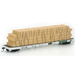 Trains|Athearn 81944 Soo Line 60' Flat w/Lumber Load #2 - Model Train Junction: Quality Parts and Art Supplies