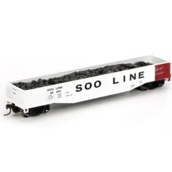 Trains|Athearn 74870 Soo Line 50' Gondola w/Scrap Load #2 - Model Train Junction: Quality Parts and Art Supplies