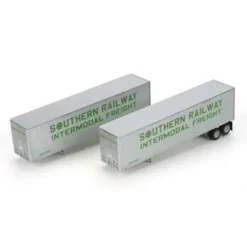 Trains|Athearn 73272 Southern 40' Fruehauf Z-Van Trailers #2 (Set of 2) - Model Train Junction: Quality Parts and Art Supplies