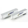 Trains|Athearn 28407 Swift 53'' Wabash Duraplate Trailers (Set of 2) - Model Train Junction: Quality Parts and Art Supplies