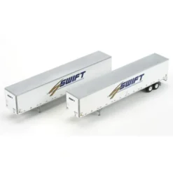 Trains|Athearn 28407 Swift 53'' Wabash Duraplate Trailers (Set of 2) - Model Train Junction: Quality Parts and Art Supplies